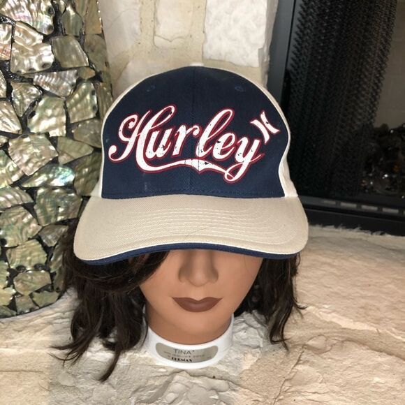 Hurley Other - Hurley fitted navy blue baseball cap S-M